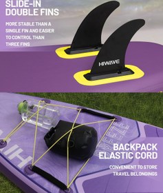 تصویر پدل برد BREEZE PURPLE برند HIWAVE 