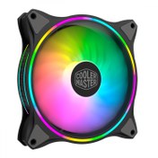 تصویر فن کیس کولر مستر MASTERFAN MF140 HALO Cooler Master MASTERFAN MF140 HALO RGB Case Fan