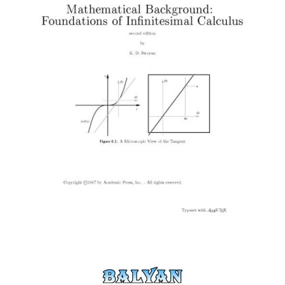 Infintessimals خرید و قیمت دانلود کتاب Mathematical Background: Foundations of ...