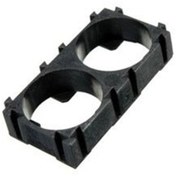 تصویر براکت نگهدارنده باتری لیتیوم یون سایز ۱۸۶۵۰ سه تایی 