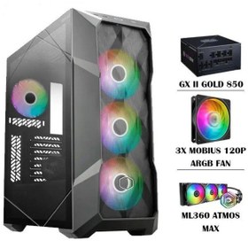 تصویر CASE TD500 MAX ARGB BUNDLE Power+Cooling 