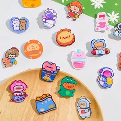 تصویر پیکسل فانتزی طرح فضانورد و دختر 