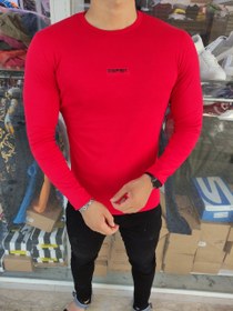 تصویر تیشرت آستین بلند قرمز اسپریت Spirit long sleeve t-shirt