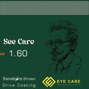 تصویر عدسی طبی آسفریک فتوکرومیک See Care Brown 