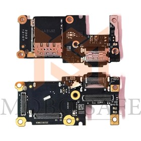 تصویر برد شارژ اورجینال شیاومی MI 11T Pro ( روکاری ) Xiaomi MI 11T Pro SUB Board ( Orginal )