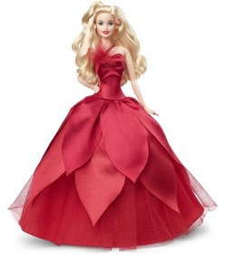 تصویر عروسک تعطیلات باربی سیگنچر برند barbie Barbie Signature Holiday Doll