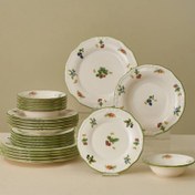 تصویر سرویس غذاخوری 24 پارچه ۶ نفره کاراجا مجستیک Majestic سبز 