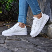 تصویر کتانی نایکی ونس کلاسیک مردانه رنگ سفید 