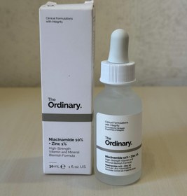 تصویر سرم نیاسینامید 10%برند کانادایی «اوردینری » Ordinary (Niacinamide 10%+zinc1%)