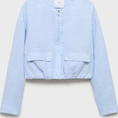 تصویر کوتون کراپ جیب‌دار - مانگو - MANGO - اورجینال- 924816896 