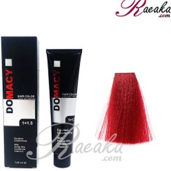 تصویر رنگ مو سری قرمز 120میل ا Domacy Hair Color Red 120ml Domacy Hair Color Red 120ml
