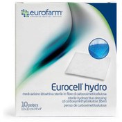 تصویر پانسمان هیدروفایبر یوروسل یوروفارم Eurofarm Eurocell Hydro ابعاد ۲۰*۱۰ سانتی متر 