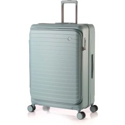 تصویر چمدان کانوود مدل لیترون رنگ آبی روشن - سایز بزرگ رنگبندی: مشکی، آبی روشن، بژ