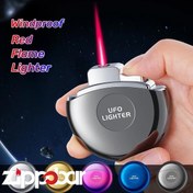 تصویر فندک گازی یوفو مشکی-UFO Gas Lighter 