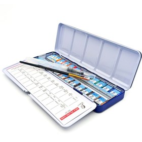 تصویر آبرنگ 24 رنگ حرفه ای جورجینا 