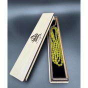 تصویر تسبیح شاه مقصود زرد اصل 