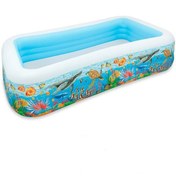 تصویر استخر بادی مستطیلی طرح ماهی سایز کوچک 