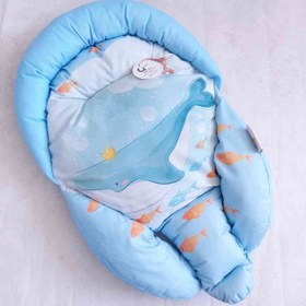 تصویر آغوشی مخمل چاپدار 