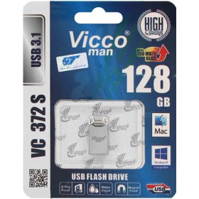 تصویر فلش مموری usb3.1 128 گیگ ویکومن vicco man مدل VC372s 