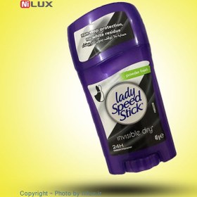 تصویر استیک زنانه Powder fresh حجم 40گرم لیدی اسپید Lady Speed Deodorant Stick Powder Fresh 40g