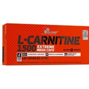 تصویر کپسول ال کارنیتین ۱۵۰۰ اکستریم مگا کپس الیمپ ۱۲۰ عددی 