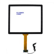 تصویر پنل تاچ اسکرین خازنی 19 اینچ مربع 10 انگشتی 19" Touch Screen Capacitive Panel with Board