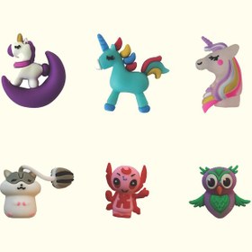 تصویر سرمدادی طرح دخترانه کد 8 مجموعه 6 عددی 