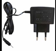 تصویر شارژر نوکیا سوزنی ریز مدل AC-3E‎ اصلی سر سفید Ac Charger Power Adapter AC-3E for Nokia