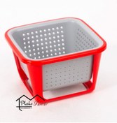 تصویر صافی سینک سیلیکونی مدل مربع 