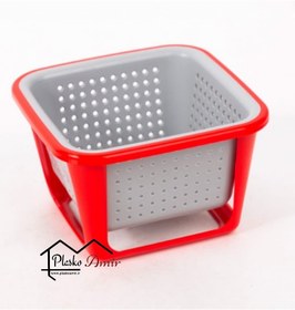 تصویر صافی سینک سیلیکونی مدل مربع 