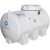 تصویر مخزن آب افقی سه لایه پلی اتیلن 400 لیتری پلاستونیک مدل 7320 PLASTONIC Horizontal Three-layer polyethylene water tank 400 lit