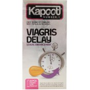 تصویر کاندوم تاخیری کاپوت مدل Viagris Delay بسته 12 عدد ا Kapoot - Viagris Delay Condoms 12 Pcs Kapoot - Viagris Delay Condoms 12 Pcs