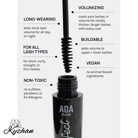 تصویر ریمل مشکی AOA مدل Perfect 