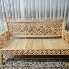 تصویر تخت سنتی مبل سنتی مشبک2در80 