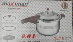 تصویر زودپز رو گازی 9 لیتر ماکسیمن 