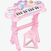 تصویر ست پیانو کودک با میکروفن 