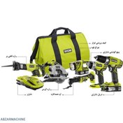 تصویر دریل و پیچ گوشتی شارژی ریوبی مدل P884 با باتری ۱۸ ولت 