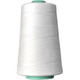 تصویر دوک نخ پلی استر سفید 40/2 