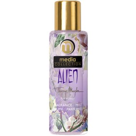 تصویر بادی اسپلش زنانه مدل Alien حجم 250 میلی لیتر مدیا Media Body Splash Alien Model For Women 250ml