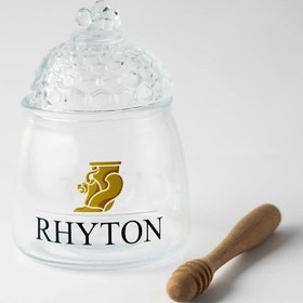 تصویر ظرف مخصوص نگهداری عسل تمام شیشه بسیار با کیفیت و مقاوم یک کیلوئی Honey storage container