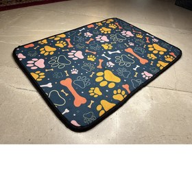 تصویر مت زیرانداز ظرف غذا و آب سگ و گربه مونلایت مدل A123 Moonlight Pet Mat Code A123