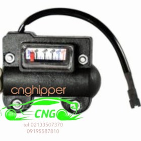 تصویر گیج درجه نشانگر سی ان جی CNG مدادی ۱۲ ولت FAP تکاب GAUGE 12V TAKAB