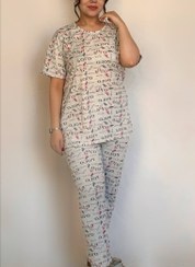 تصویر تیشرت و شلوار راحتی زنانه ملانژ کد ۱۰۴۱ 