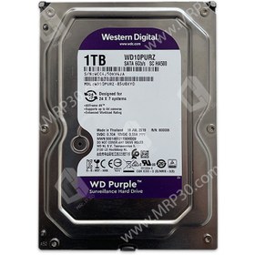 تصویر هارد دیسک بنفش 1 ترا وسترن دیجیتال Western Digital Purple 1TB Stock 