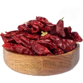 تصویر فلفل قرمز نسابیده شاخ بزی کیسه 25 کیلویی عمده 