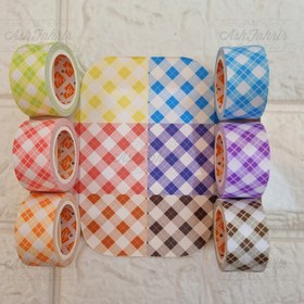 تصویر چسب واشی چهارخونه 