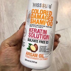 تصویر شامپو فری سولفات میسوری - نارنجی موهای رنگ شده و آسیب دیده Misssuri free sulfate shampoo