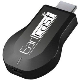 تصویر دانگل اچ دی ام آی تلویزیون ارلدام Earldom ET-W1+ Wireless TV Dongle EarlCast 