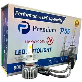 تصویر هدلایت P55 پرمیوم - H7 P55 LED HEADLIGHT