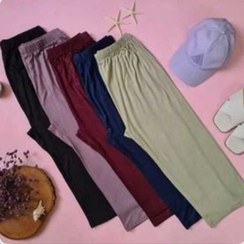 تصویر شلوارک نخی قواره بزرگ - گلبهی 